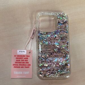 Mother of Pearl Phone Case for iPhone 16 Pro